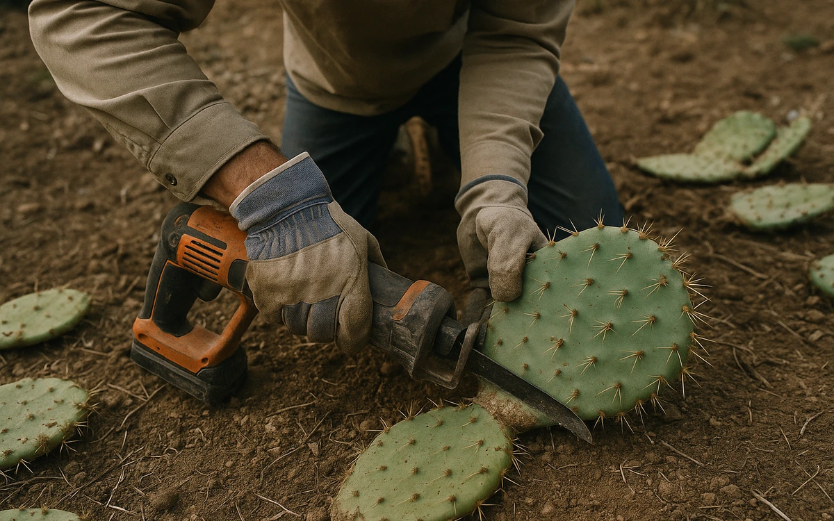 Cactus removal contractor